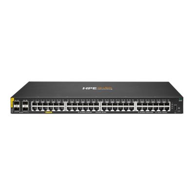 6. Aruba 6000 48G Class4 PoE 4SFP 370W Managed L3 Gigabit Ethernet (10/100/1000) PoE Support 1U
