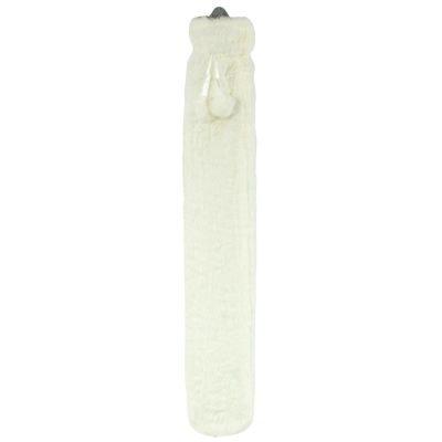 12. RUBBER HOT WATER BOTTLE IN ALPINA COVER 2L WHITE