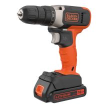18V 1-speed drill driver, 1x1.5Ah, 400mA charger, box