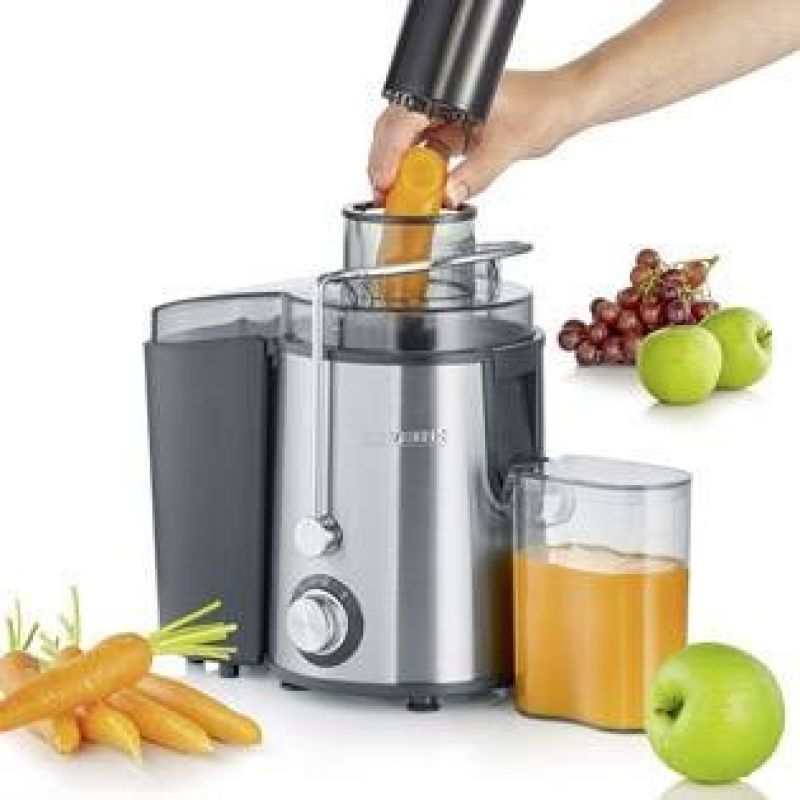 5. Severin ES 3566 Juicer Centrifugal Juicer 400W Black, Stainless Steel