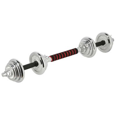 6. Dumbbells in a case HMS STC21 2 x 10 kg chrome