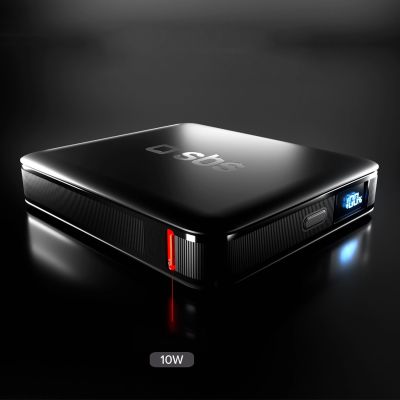 9. SBS HD 10W 5000mAh USB-C Power Bank with LCD Display - Black
