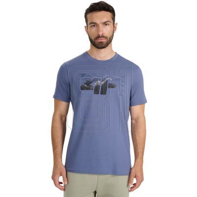 Men's T-shirt 4F M2359 denim 4FWAW25TTSHM2359 32S