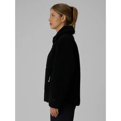 4. Women's loose sherpa fleece with stand-up collar 4F 4FWAW26TFLEF463-20S