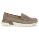 2. Women's beige leather platform loafers Filippo DP7528