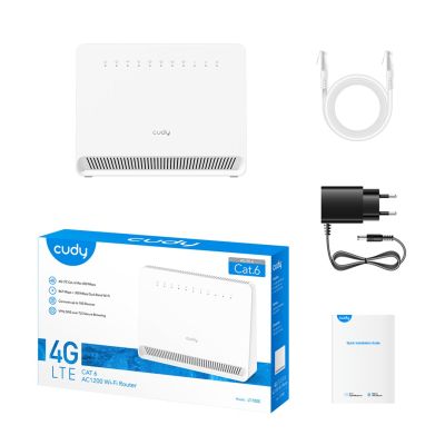 7. Cudy LT700E WiFi 5 AC1200 4G LTE Cat6 Wireless Router 3xLAN 1xWAN/LAN