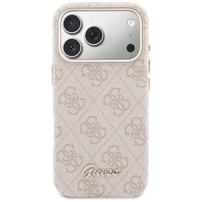 3. Guess 4G Script MagSafe Case for iPhone 17 Pro Max - Pink