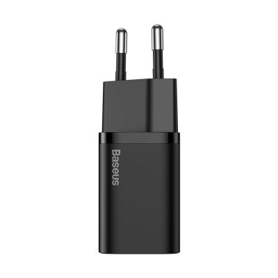 8. Baseus Super Si 1C fast charger USB Type C 20W Power Delivery + USB Type C - Lightning cable 1m black (TZCCSUP-B01)