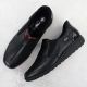 14. Women’s black leather wedge shoes Rieker 47253-00