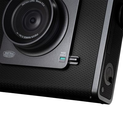 15. FUJIFILM Instax WIDE Evo Black EX D CMOS Hybrid Instant Camera Black