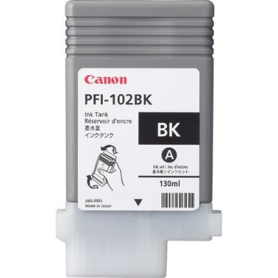 Canon PFI-102BK Ink Cartridge Original Black