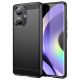 2. Carbon Case case for Realme 10 Pro+ flexible silicone carbon cover black