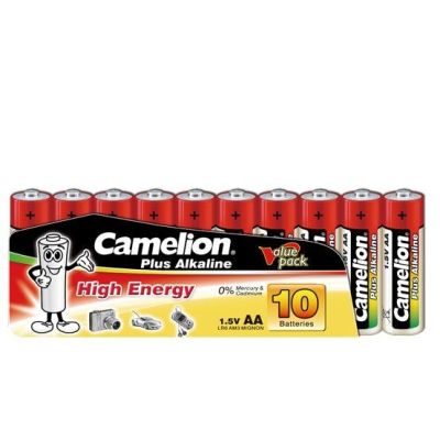 Camelion LR6-SP10 Disposable AA Alkaline Battery