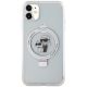 3. Karl Lagerfeld KLHMN61HMRSKCH iPhone 11 / Xr 6.1" white/white hardcase Ring Stand Karl&Choupette MagSafe