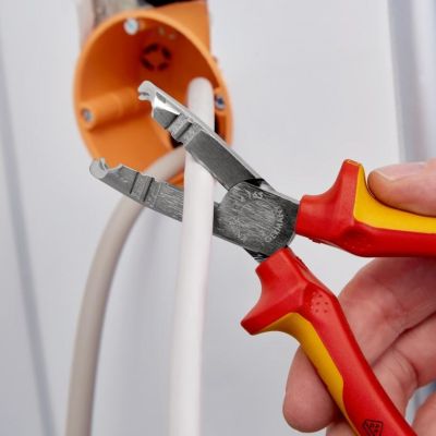 5. Knipex 13 46 165 Wire Stripper Red, Yellow