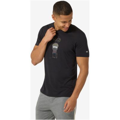 2. Men's SUPER.NATURAL M WOOD CRAFTI TEE T-Shirt, black