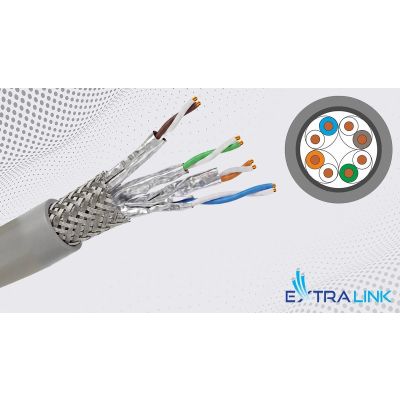 9. Extralink CAT7 SFTP (S/FTP) INDOOR TWISTED PAIR 305M network cable
