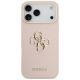 3. Guess Grained Big 4G & Classic Logo Case for iPhone 17 Pro Max - Pink