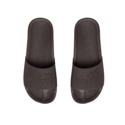 14. Kubota basic plain brown pool flip-flops K25SS-101-001-21-1