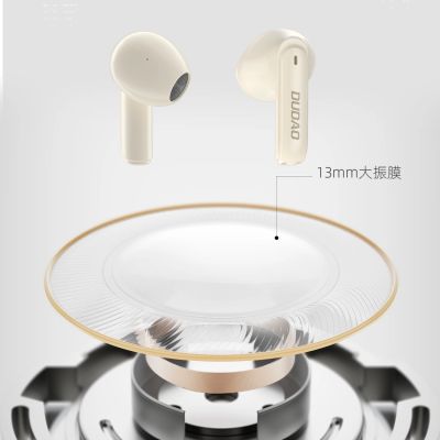 2. Dudao U18Pro Bluetooth 5.3 TWS wireless headphones - beige