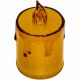 33. DECORATIVE CANDLE 8 CM AMBER WARM WHITE 1 LED