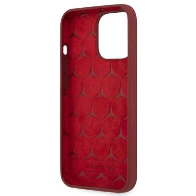 7. Mercedes Silicone Line Case for iPhone 13 Pro / iPhone 13 - Red