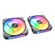 8. COUGAR CF-APR12HB3-RGB Computer Case Fan 12 cm Black 3 pcs.
