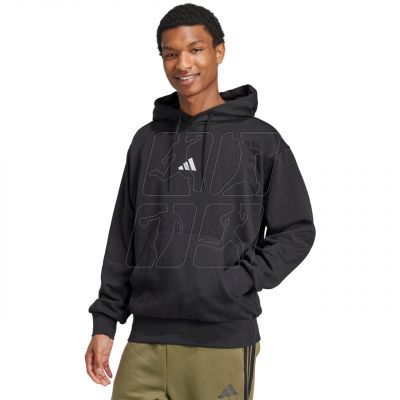 2. adidas Essentials Feelcozy Fleece Hoodie M JE3807