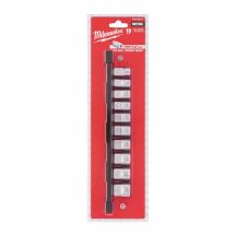 MILWAUKEE 10-PIECE SOCKET SET 3/8" METRIC