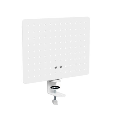 3. Activejet APB-002W Desk Organizer. Rotating perforated board. Gray and white.