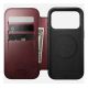 2. NOMAD Modern Leather Folio - MagSafe-compatible leather case for iPhone 17 Pro, Horween leather (burgundy)