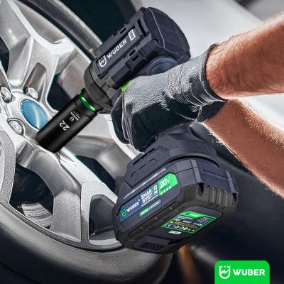 12. 35-Piece Set of Deep Impact Sockets, 1/2", 6-Point, WUBER