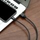 9. Baseus Yiven fabric braided cable USB / Lightning 1.2M black (CALYW-01)