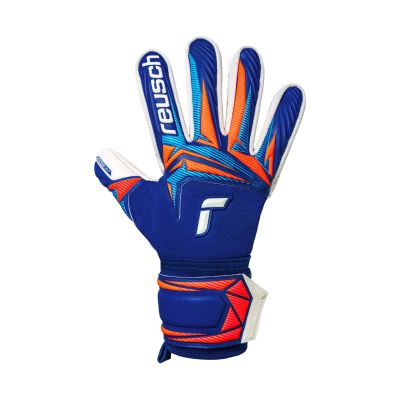 2. Reusch Attrakt Advance Blue Goalkeeper Gloves 5670215 4126