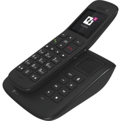 Deutsche Telekom Sinus A 32 - Cordless Phone - Answering Machine - DECT/GAP/CAT-iq - Ebony