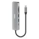 Port Designs 900162 USB Type-C Hubs and Concentrators Silver