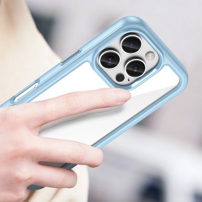 5. Outer Space Case with Gel Frame for iPhone 16 Pro - Blue