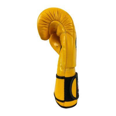 6. RBT-MEX Leather Boxing Gloves 12 oz Yellow