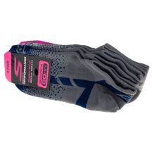 Skechers 3pk Womens Non Terry Low Cut S106751-DKGY Multicolored 36-40
