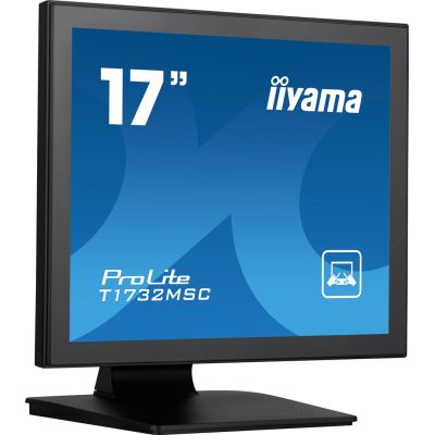 15. IIYAMA T1732MSC-B1S Monitor 17inch PCAP Bezel Free Front 10P Touch 1280x1024