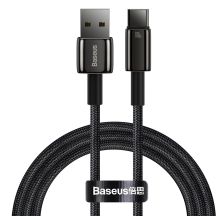 Baseus Tungsten Gold USB-A to USB-C Cable 480Mb/s 100W 1m Black (CAWJ000001)
