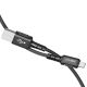 3. Acefast cable MFI USB - Lightning 1.2m, 2.4A black (C1-02 black)