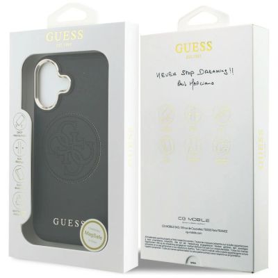8. Guess Perforated 4G MagSafe case for iPhone 17 - black