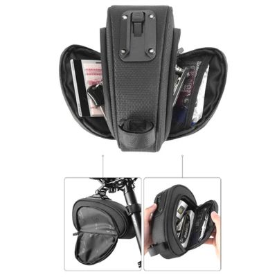 4. Rockbros C40 bicycle bag under the saddle - black