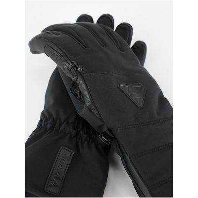 VIKING Norvika Pro Ski Lady women's ski gloves black with leather 5