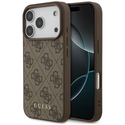 Guess 4G Classic Case for iPhone 17 Pro / 18 Pro - Brown