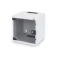 7. 10" network kit: 6U wall-mounted cabinet, shelf, power strip, 8-port switch, Cat.6 panel, gray