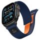 Tech-Protect Nylon Elite Band for Apple Watch 44 / 45 / 46 / 49 mm – Navy-Orange