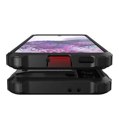 5. Hybrid Armor Case Tough Rugged Cover for Samsung Galaxy S22+ (S22 Plus) black