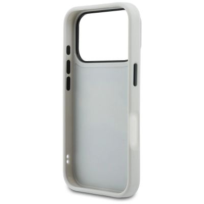 7. Karl Lagerfeld IML Glitter KL Diamond Logo case for iPhone 17 Pro - silver